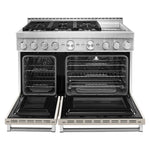 KitchenAid Matte Milkshake Smart Freestanding Gas Range (6.3 Cu. Ft.) - KFGC558JMH