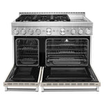 KitchenAid Matte Milkshake Smart Freestanding Gas Range (6.3 Cu. Ft.) - KFGC558JMH