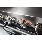 KitchenAid Imperial Black Smart Freestanding Gas Range (6.3 Cu. Ft.) - KFGC558JBK