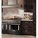 KitchenAid Imperial Black Smart Freestanding Gas Range (6.3 Cu. Ft.) - KFGC558JBK