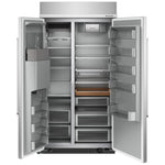 KitchenAid Stainless Steel 48" Built-In Side-by-Side Refrigerator (29.4 cu. ft.) - KBSD708MSS