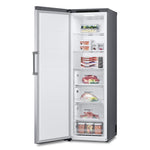 LG Platinum Silver Steel Counter Depth Upright Column No Frost Cooling Freezer (11.4 Cu.Ft) - LROFC1104V