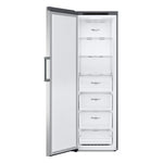 LG Platinum Silver Steel Counter Depth Upright Column No Frost Cooling Freezer (11.4 Cu.Ft) - LROFC1104V
