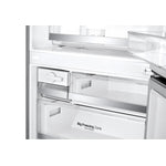 LG Platinum Silver 28" Counter Depth Bottom Freezer Refrigerator with Door Cooling and Flip-up Shelf (15 Cu.Ft) - LBNC15251V
