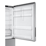 LG Platinum Silver 28" Counter Depth Bottom Freezer Refrigerator with Door Cooling and Flip-up Shelf (15 Cu.Ft) - LBNC15251V