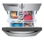 LG Smudge Resistant Stainless Steel 36" French Door Refrigerator with Water dispenser (29 Cu.Ft) - LRFWS2906S