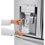 LG Smudge Proof Stainless Steel InstaView ThinQ Door-in-Door Refrigerator with Craft Ice (30 Cu.Ft) - LRMVS3006S