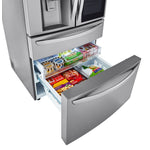 LG Smudge Proof Stainless Steel InstaView ThinQ Door-in-Door Refrigerator with Craft Ice (30 Cu.Ft) - LRMVS3006S