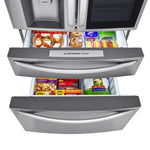LG Smudge Proof Stainless Steel InstaView ThinQ Door-in-Door Refrigerator with Craft Ice (30 Cu.Ft) - LRMVS3006S