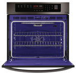 LG Black Stainless Steel Single Wall Oven With EasyClean (4.7 Cu.Ft) - LWS3063BD