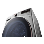 LG Graphite Steel Front Load Steam Washer with AI DD (5.2 Cu. Ft) - WM3850HVA