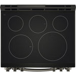 LG Smudge Resistant Black Stainless Steel Smart Wi-Fi Enabled Fan Convection Electric Slide-in Range with Air Fry & EasyClean® (6.3 cu. ft.) - LSEL6333D