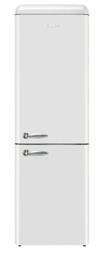 Epic 24" White Retro Bottom Mount Refrigerator (11.0 cu. ft.) - ERFF111W