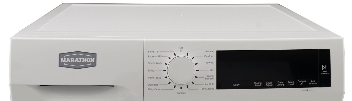 Marathon White Compact Front Load Dryer (4.2 Cu.Ft.) - MVD420W