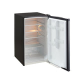 Marathon Black Steel Compact All-Fridge (4.4 cu.ft) - MAR46BLS
