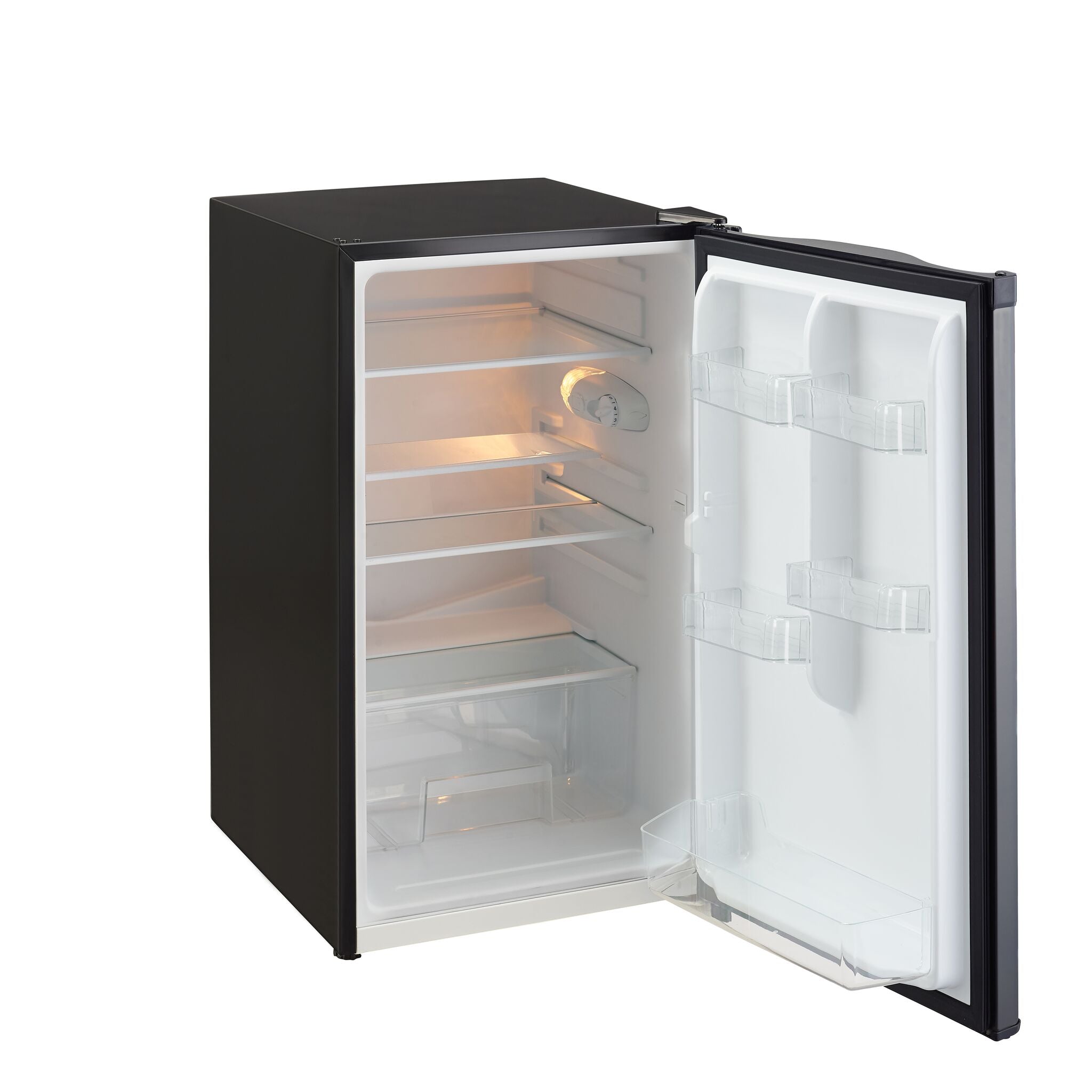 Marathon Black Steel Compact All-Fridge (4.4 cu.ft) - MAR46BLS