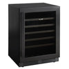 Marathon 24" Black Steel Single Zone Undercounter Convertible Wine/Beverage Cooler (5.4 cu.ft) - MBWC56-BLS