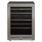 Marathon 24" Stainless Steel Dual Zone Undercounter Wine Cellar (5.4 cu. ft.) - MWC56-DSS