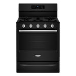 Maytag Black Gas Freestanding Range (5 Cu.Ft.) - MFGS6030RB