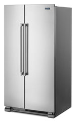 Maytag Fingerprint Resistant Stainless Steel 35.88" Side-by-Side Refrigerator (25 cu. ft) - MSS25N4MKZ
