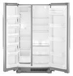 Maytag Fingerprint Resistant Stainless Steel 35.88" Side-by-Side Refrigerator (25 cu. ft) - MSS25N4MKZ