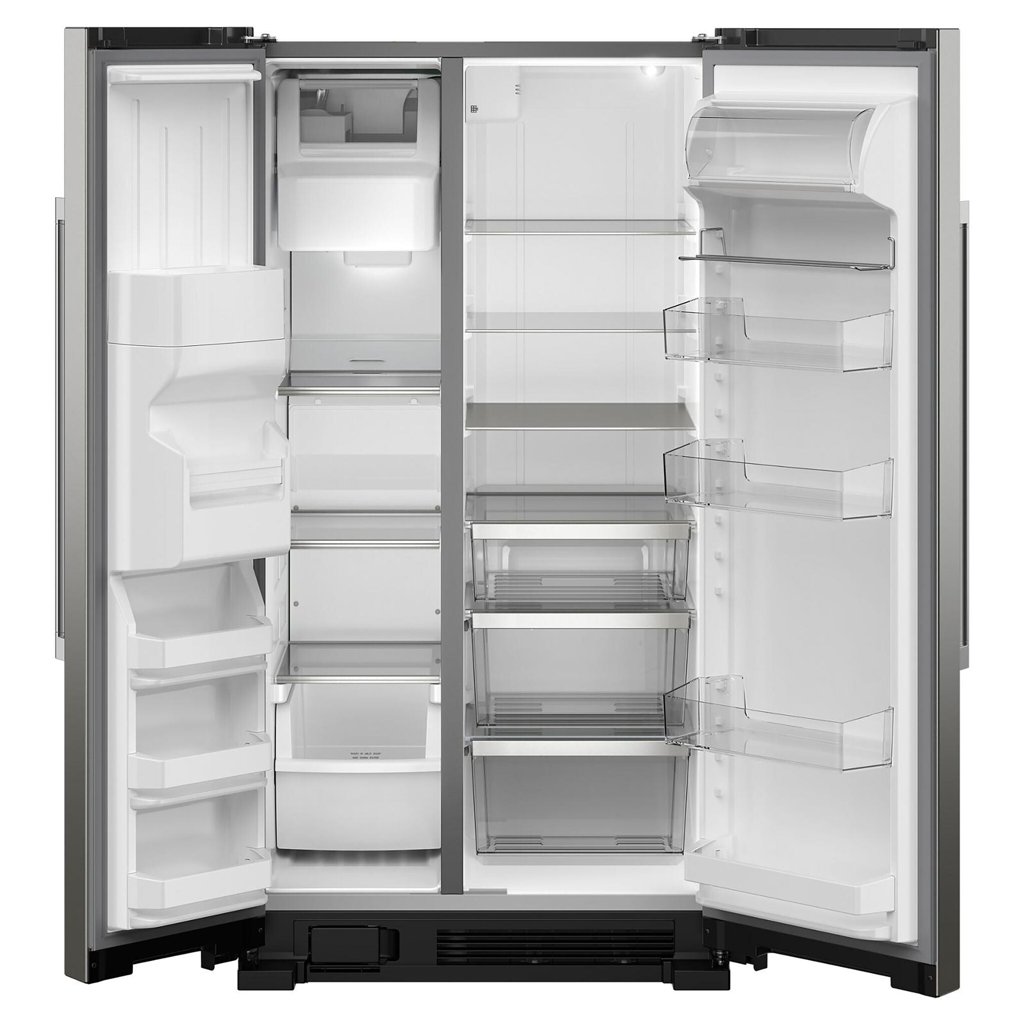 Maytag Fingerprint Resistant Stainless Steel Side-by-Side Refrigerator (24.5 Cu.Ft.) - MRSF4036PZ