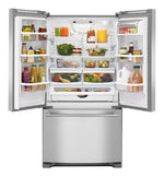 Maytag Fingerprint Resistant Stainless Steel 32.63" French Door Refrigerator (22.10 Cu Ft) - MRFF5033PZ