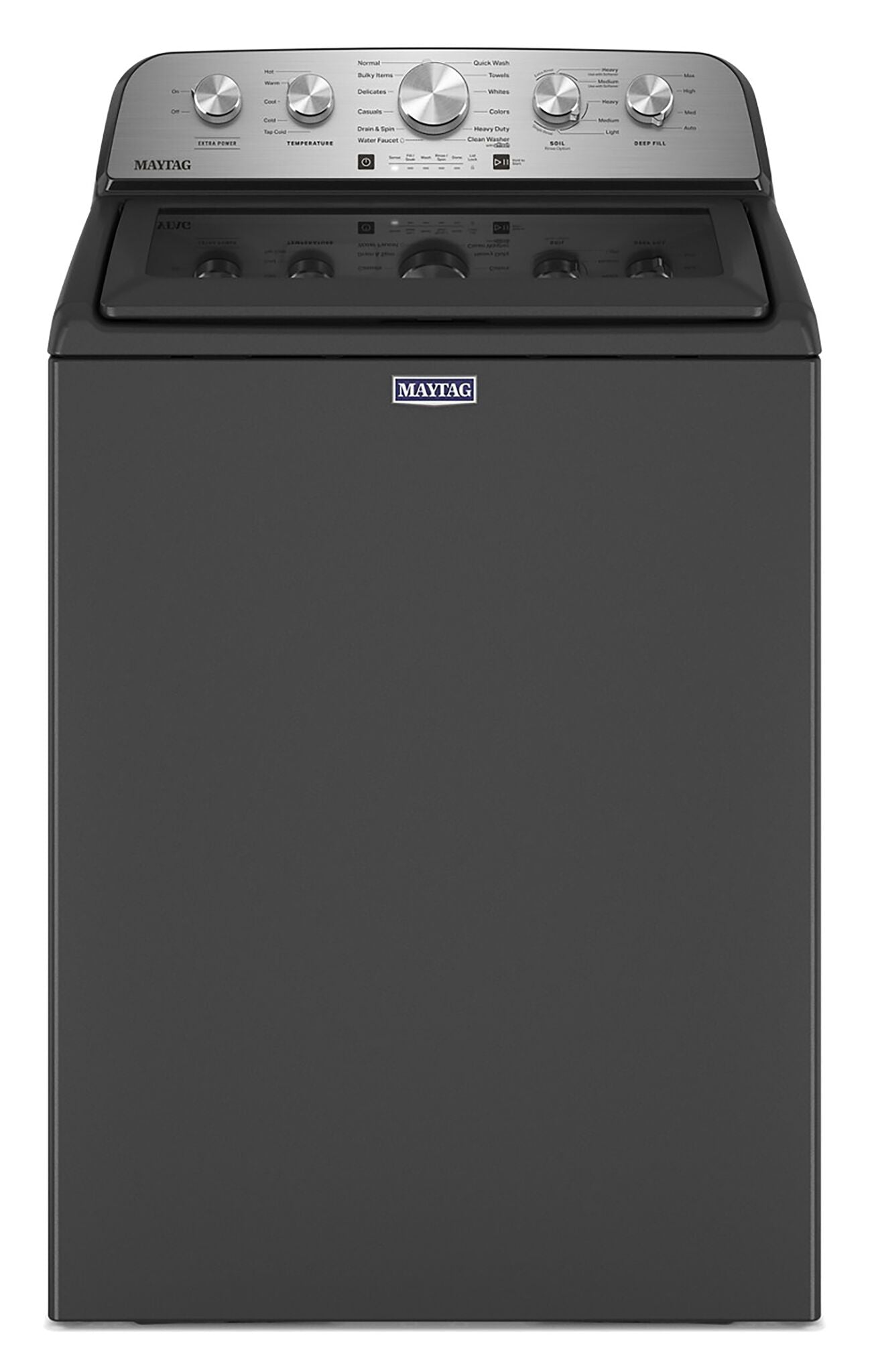 Maytag Volcano Black Top Load Washer (5.5 Cu Ft) - MVW5430PBK
