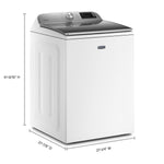 Maytag White Smart Top Load Washer (5.4 cu.ft.) - MVW6230HW
