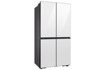Samsung BESPOKE White Glass 4-Door Flex Refrigerator with Beverage Centre (22.8 cu.ft.) -RF23DB960012AA