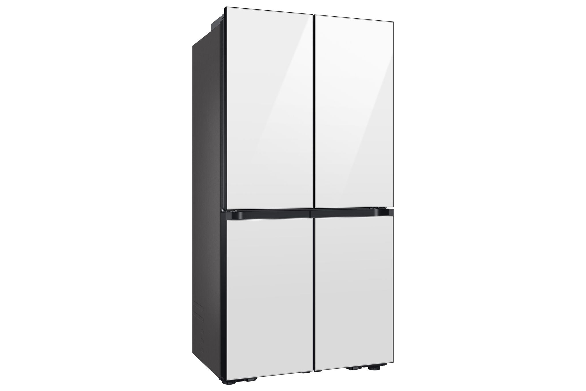 Samsung BESPOKE White Glass 4-Door Flex Refrigerator with Beverage Centre (22.8 cu.ft.) -RF23DB960012AA