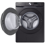 Samsung Black Stainless Steel Front-Load Washer with Self Clean+ (5.2 cu. ft.) - WF45T6000AV/A5