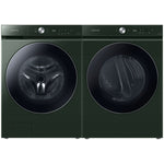 Samsung BESPOKE Emerald Green Front-Load Washer (6.1 cu. ft.) & Electric Dryer (7.6 cu. ft.) - WF53BB8900AGUS/DVE53BB8900GAC