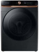 Samsung Black Stainless Steam Front Load Washer with Smart AI (5.3 cu. ft.) - WF46BG6500AVUS