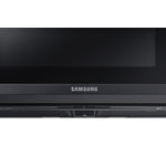 Samsung Black Stainless 400 CFM Slim Over-The-Range Microwave (1.1 Cu.Ft.) - ME11A7510DG/AC
