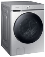 Samsung BESPOKE Stainless Steel Front-Load Washer with SuperSpeed and AI Smart Dial (6.1 cu. ft.) - WF53BB8700ATUS