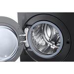 Samsung BESPOKE Black Stainless Front-Load Washer with SuperSpeed and AI Smart Dial (6.1 cu. ft.) - WF53BB8700AVUS