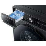 Samsung BESPOKE Black Stainless Front-Load Washer with SuperSpeed and AI Smart Dial (6.1 cu. ft.) - WF53BB8700AVUS
