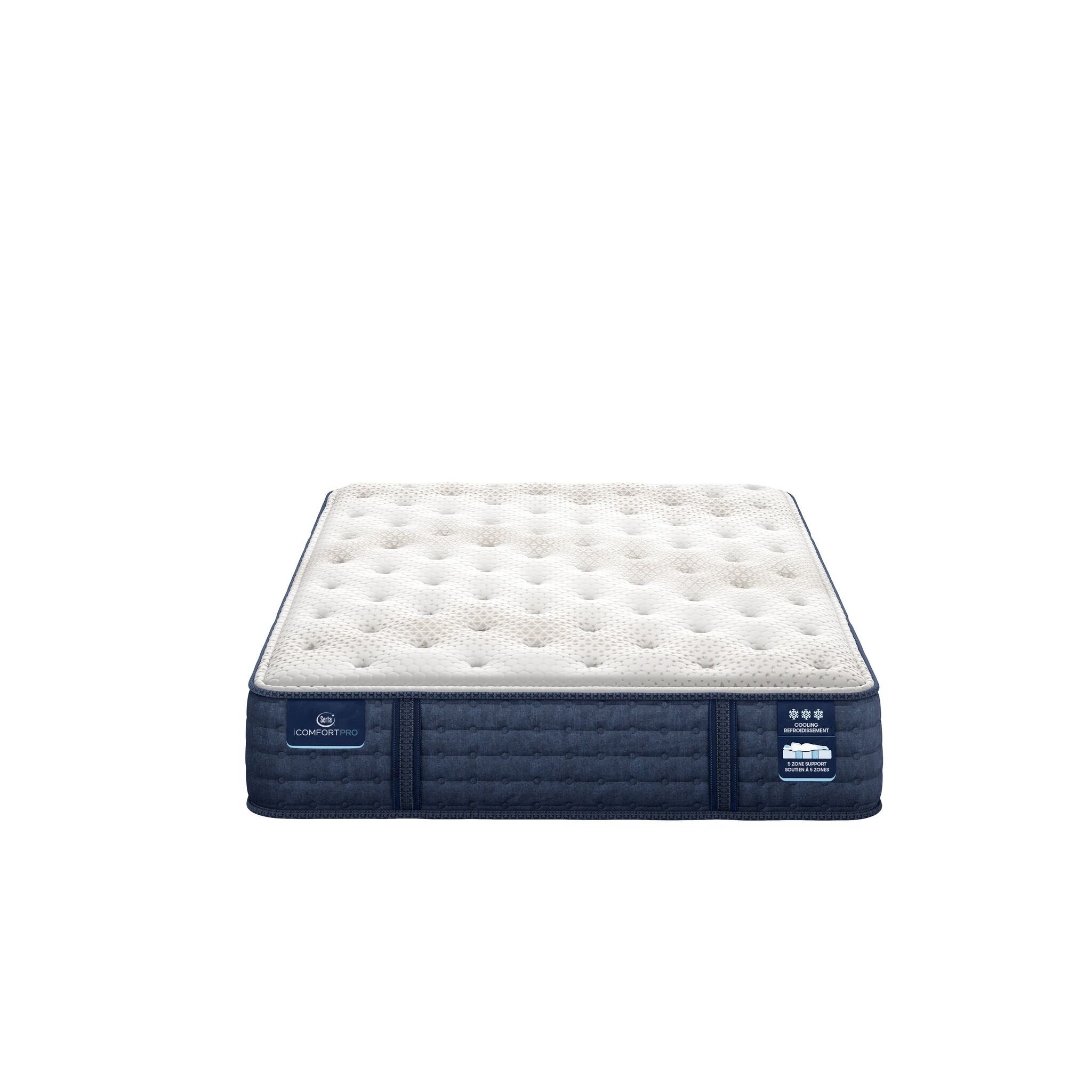 Serta iComfort PRO Scotland Plush King Mattress and Split Boxspring Set