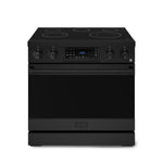 Thor Kitchen Black Stainless Steel Freestanding Professional Electric Range|Gordon Ramsay Series (6 cu.ft) - RSE36B