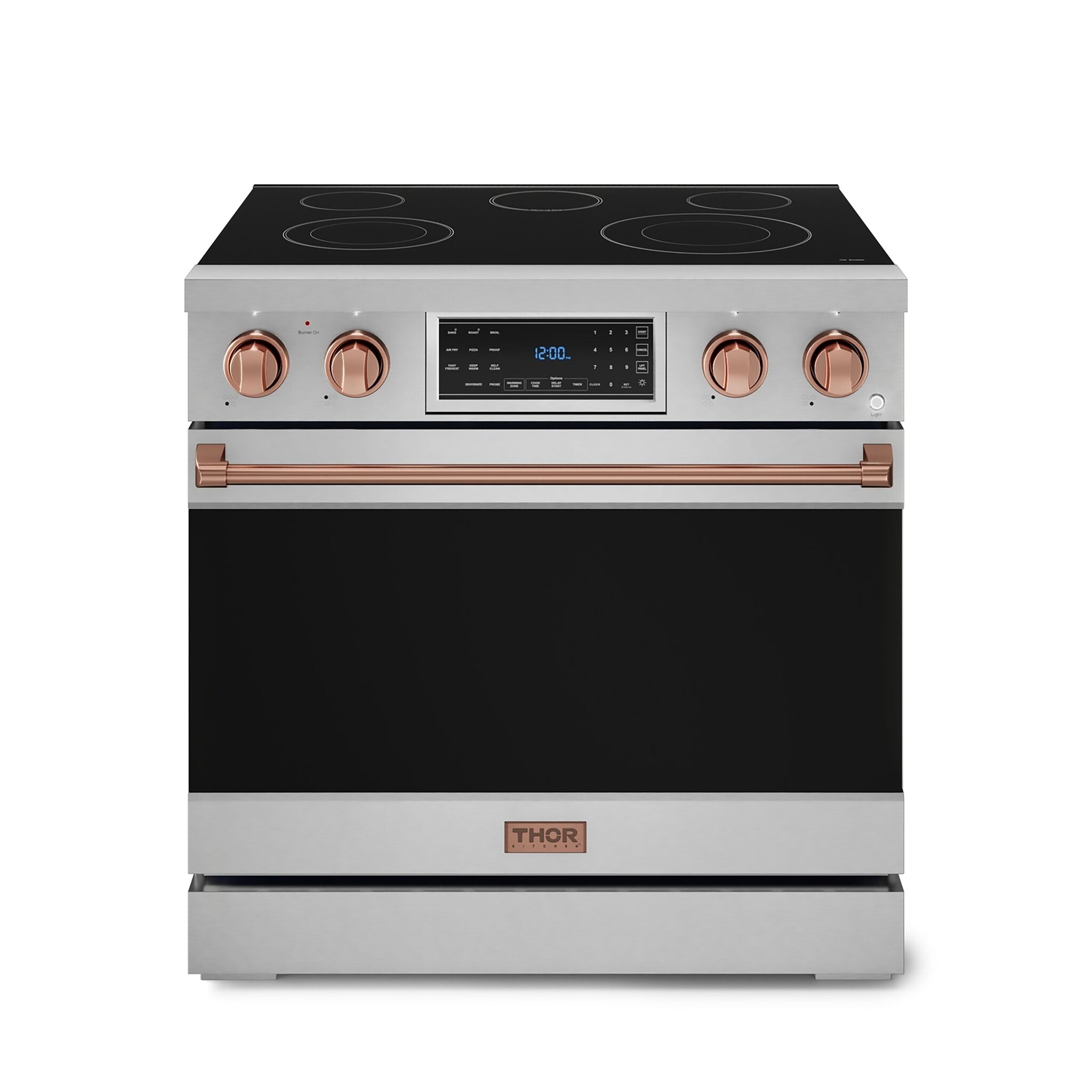 Thor Kitchen Stainless Steel Freestanding Professional Electric Range |Gordon Ramsay Series (6 cu.ft) - RSE36-RSG
