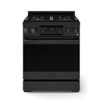 Thor Kitchen Black Stainless Steel Freestanding Professional Liquid Propane Gas Range|Gordon Ramsay Series (4.55 cu.ft.) - RSG30BLP