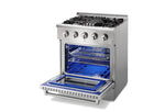 Thor Kitchen Stainless Steel Freestanding Dual Fuel Range (4.2 cu.ft.) - HRD3088U