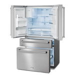 Thor Kitchen Stainless Steel French Door Refrigerator with Ice and Water Dispenser (21.6 cu.ft) - TRF3601FD