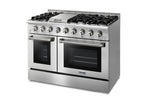 Thor Kitchen Stainless Steel Freestanding Gas Dual Oven Range (6.7 Cu.Ft.) - HRG4808U