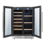 Thor Kitchen Stainless Steel Dual Zone French Door Wine and Beverage Centre - TBC2401DI