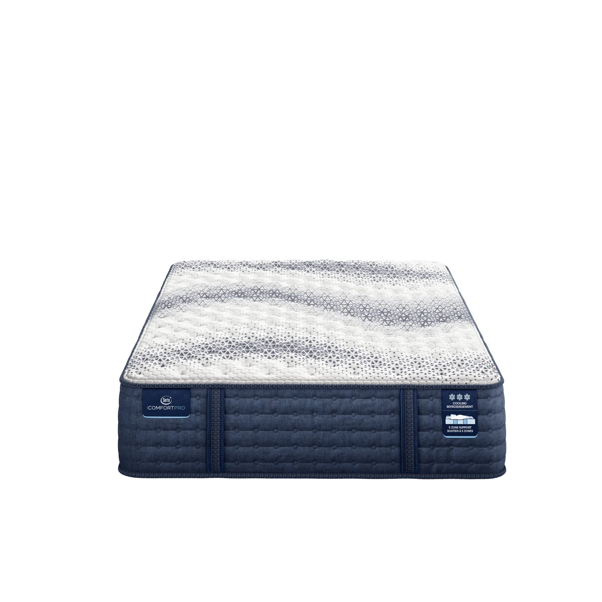 Serta iComfort PRO Tropea Tight Top Firm King Mattress and Split Boxspring Set