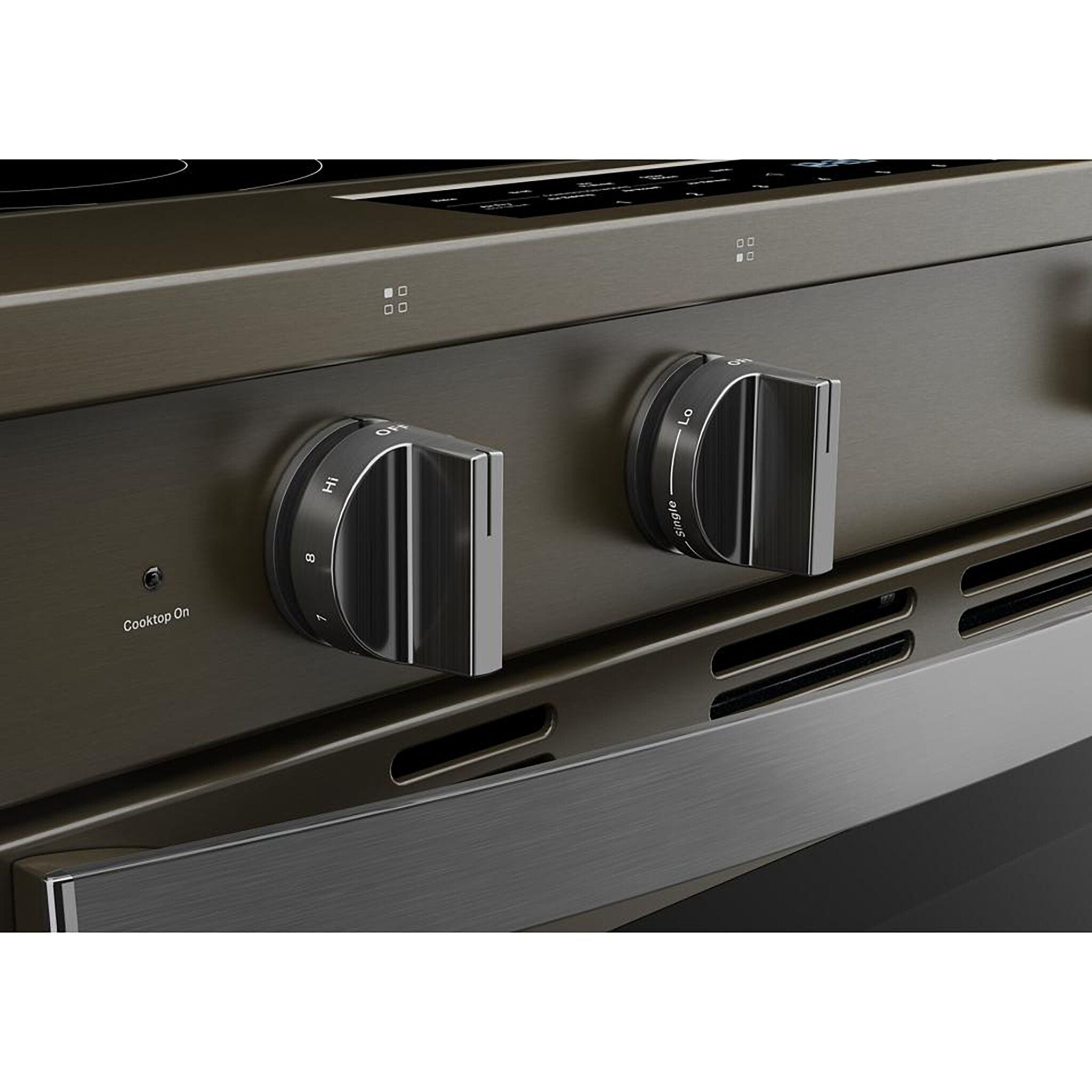 Whirlpool Black-on-Stainless Slide-In Electric Range (5.3 Cu.Ft.) - YWSES7530RV