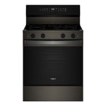 Whirlpool Print Resistant Black Stainless Electric Freestanding Range (5.3 Cu.Ft.) - YWFES7530RV