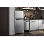 Whirlpool 24" Counter Depth Fingerprint-Resistant Stainless Finish Top Mount Refrigerator (11.6 Cu.Ft) - WRT112CZJZ
